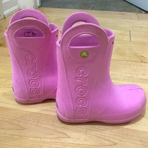 Crocs handle it rain boot.